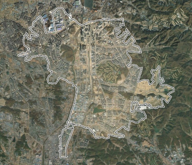 Figure 8. Satellite imagery of Dongtan